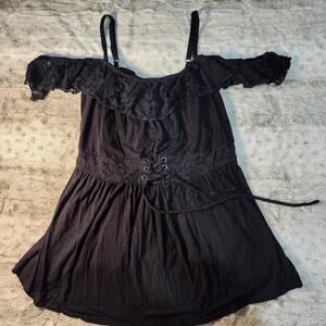 Torrid black gothic lace top